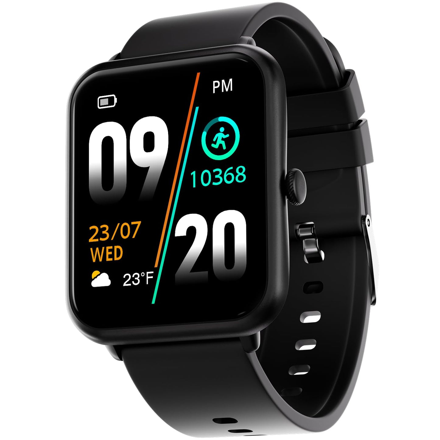 Fire-Boltt Ninja Call Pro Plus 46.48mm (1.83 inch) Smart Watch with Bluetooth Calling, AI Voice Assistance, 120 Sports Modes IP67 Rating, 240 * 280 Pixel High Resolution (Black)